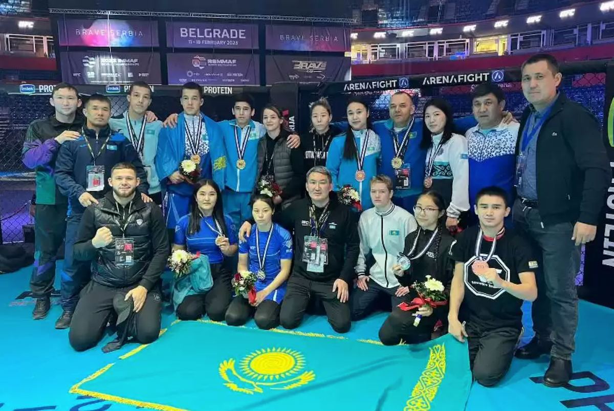 Сборная Казахстана возглавила медальный зачет чемпионата мира среди юниоров MMA