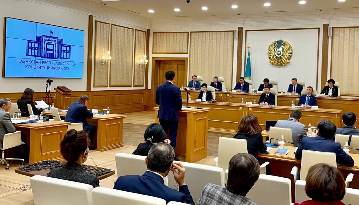 Конституционный суд Казахстана и ПРООН подписали меморандум о взаимопонимании