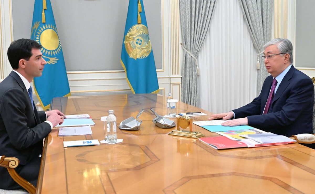 Президент Казахстана встретился с председателем правления Allur Group Андреем Лаврентьевым