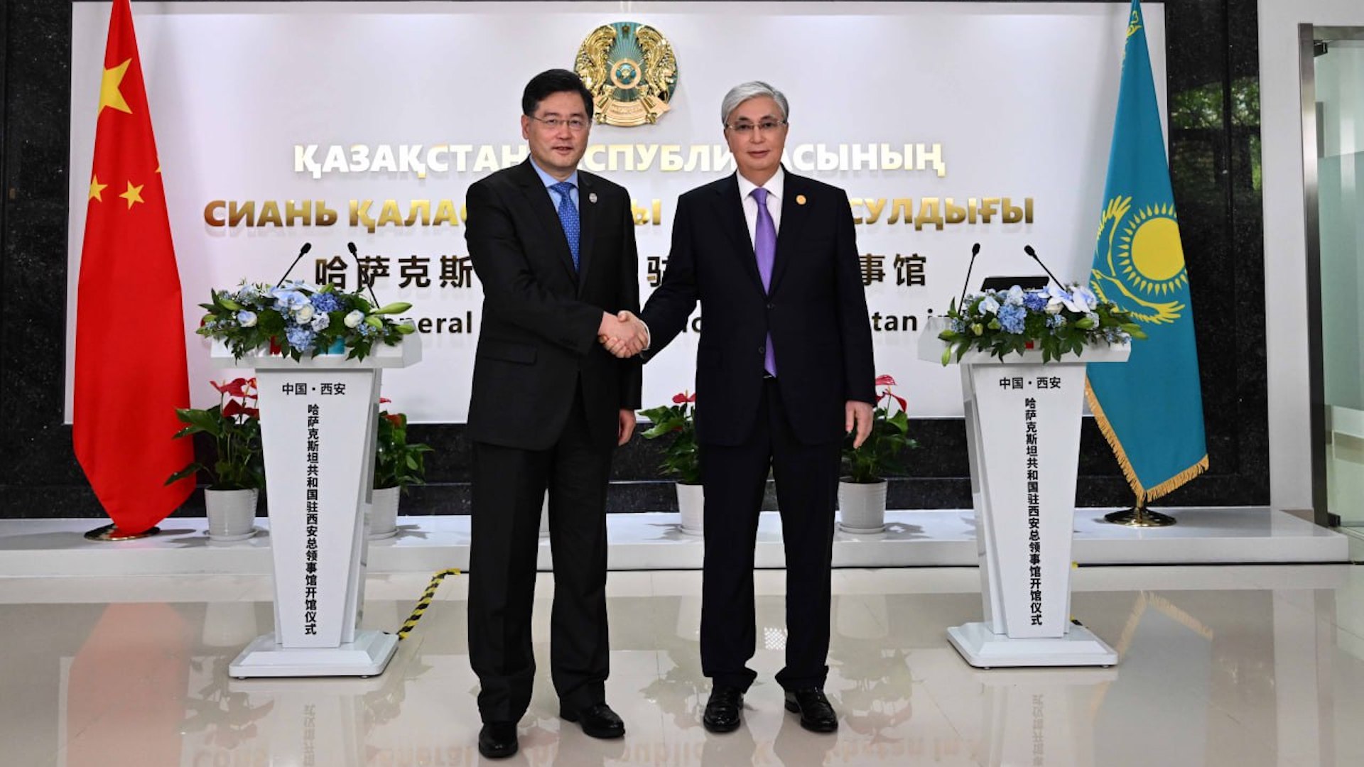Президент Казахстана открыл генеральное консульство в историческом регионе Китая